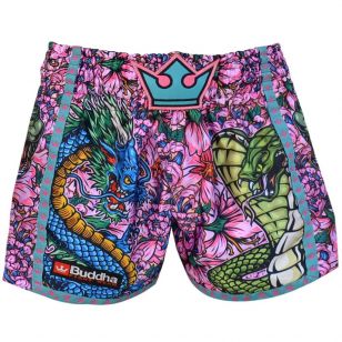 Short Buddha Muay Thai Kick Boxing European Paradise Rosa