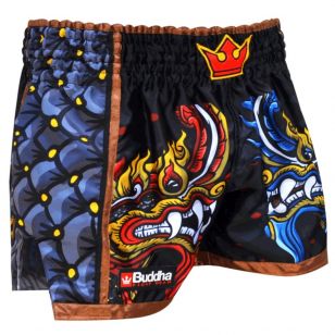 Short Buddha Muay Thai Kick Boxing Snake Negro