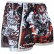 Short Buddha Muay Thai Kick Boxing Dragon Rojo