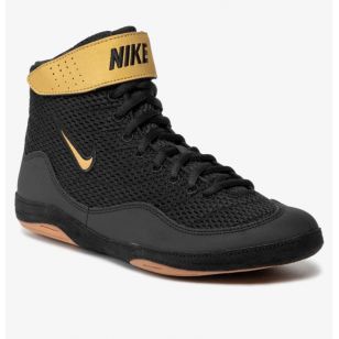 Botas de lucha libre Nike Inflict 3 Negro/Plata