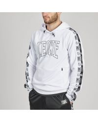 Sudadera Capucha Leone ICONIC Blanca